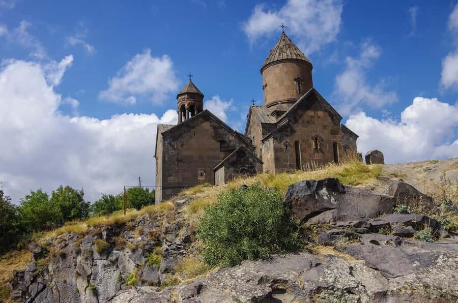Armenia: Amberd Fortress and Lake Kari, Aragats Mountain - Finding your letter at the Armenian Alphabet Monument