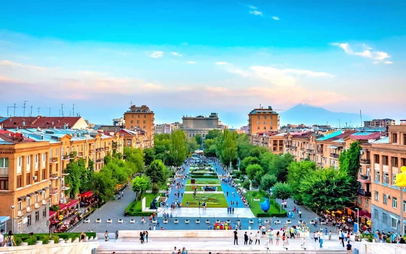 From Tbilisi: Yerevan, Dilija and Lake Sevan Day Tour ️ - The Cascade Complex, art, and Mount Ararat views