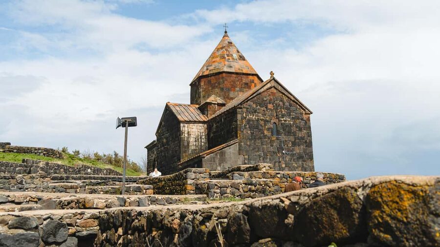From Yerevan: Lake Sevan and Dilijan: Private Day Tour - Sevanavank explains the changing shoreline