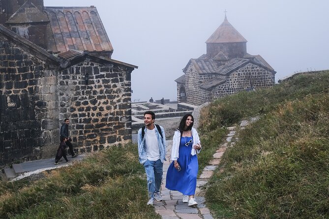 Garni, Geghard & Lake Sevan Small-Group Guided Day Trip - Geghard Monastery cut into solid rock