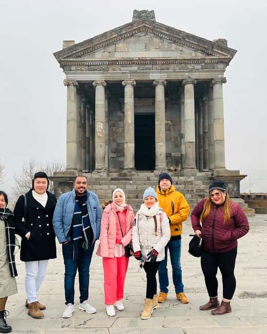 Garni, Geghard & Symphony of Stones: A Scenic Cultural Tour - Charents Arch and the Mount Ararat view