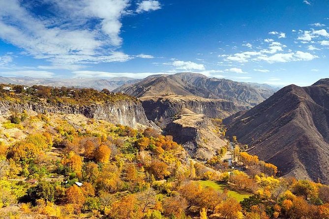 Garni Temple and Geghard Monastery - private tour from Yerevan - 4 hours - Charent’s Arch and the Mount Ararat view