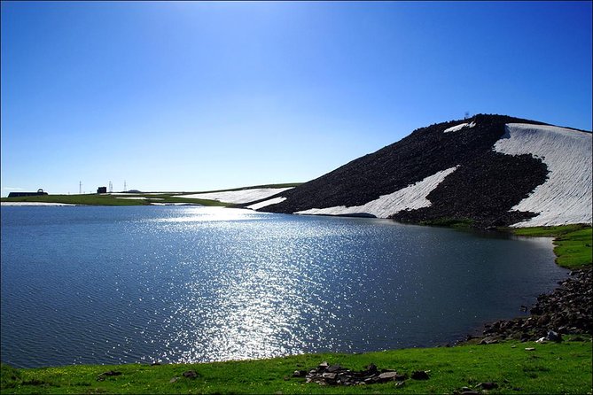 Group Tour: Amberd, Aragats, Lake Kari, Saghmosavank, Alphabet - Mount Aragats and the cold air at Lake Kari