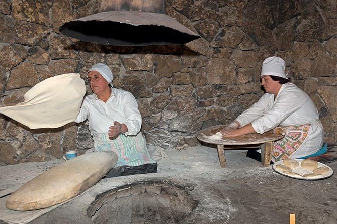 Group Tour: Garni pagan temple, Geghard monastery, Lake Sevan, Sevanavank - Lavash baking, tasting and the extra lunch cost