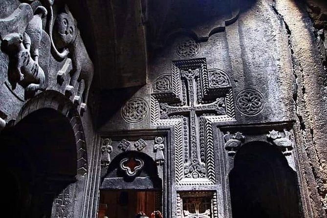 Hellenistic Garni Temple and Geghard Monastery - Geghard Monastery inside the Azat Gorge