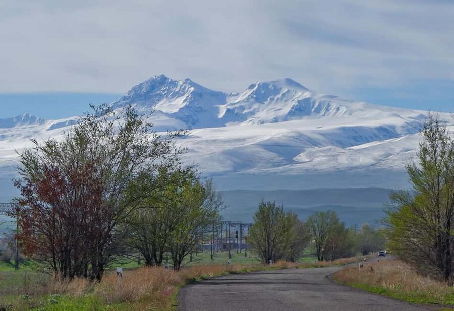 Mount Aragats-Saghmosavank Monastery-Alphabet Park - Armenian Letters at Alphabet Park