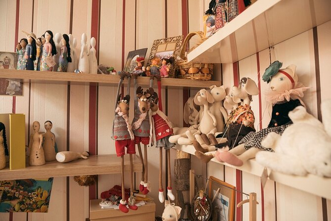 Paint Your Own Traditional Doll - Making accessories while the paint dries