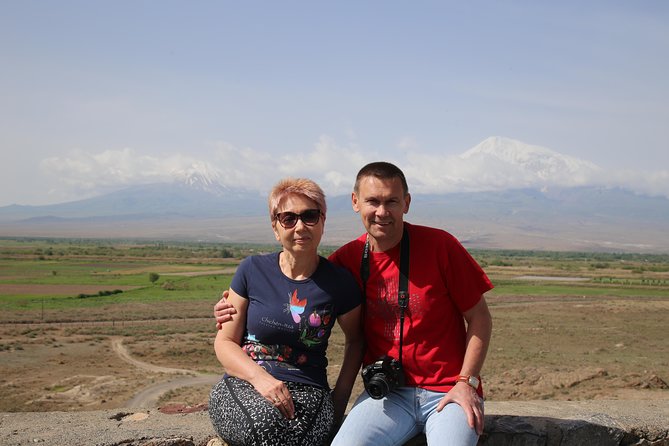 Private 7-8-hour Khor Virap, Garni temple & Geghard monastery trip from Yerevan - Khor Virap and the view of Mount Ararat