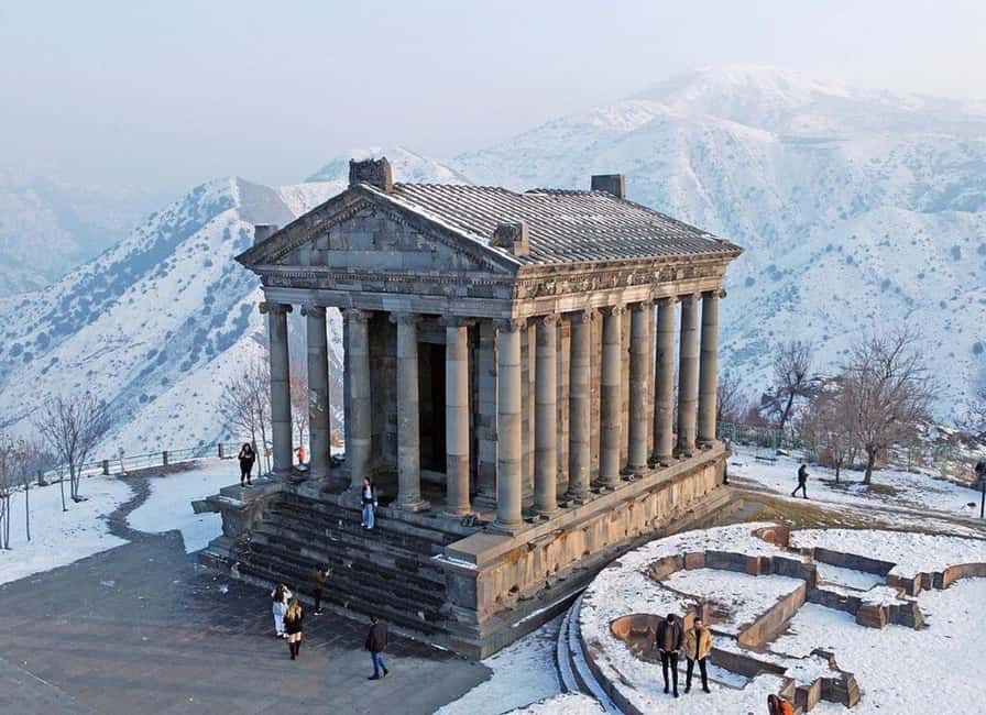Private Day Trip to Garni, Geghard, Sevan & Tsaghkadzor - Geghard Monastery in its rocky canyon