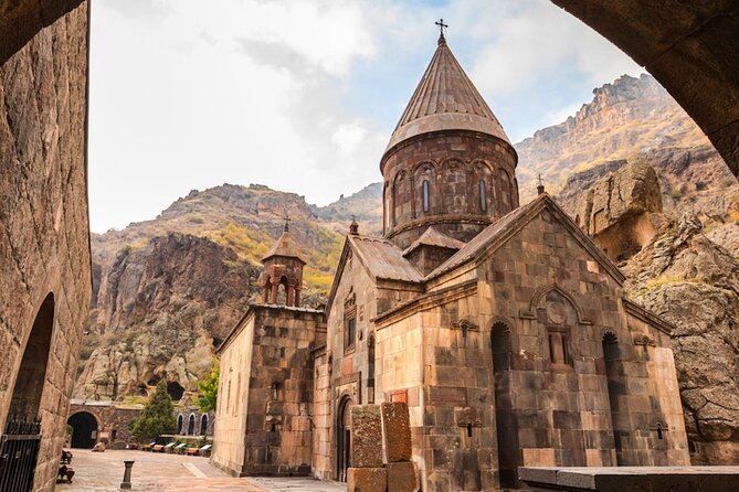 Private Tour to Garni Temple, Geghard & Khor Virap Monasteries, Azat Reservoir - Charents Arch is short, but the view earns it