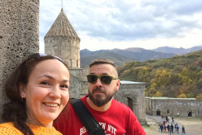 Tatev & Shaki Waterfall Guided Group Tour with Wine Tasting - Tatev Monastery above the Vorotan Gorge