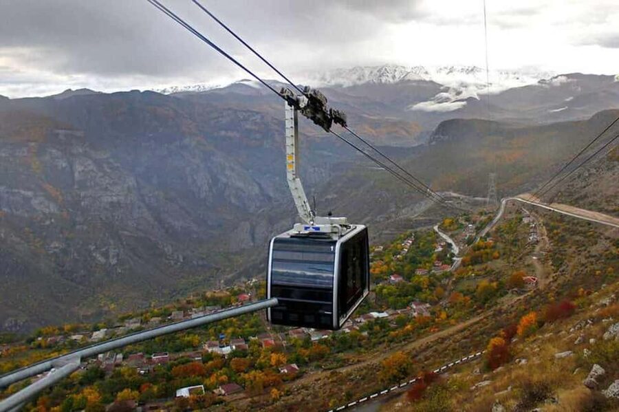 Tatev(Shaki waterfall)Noravank Areni wine tasting Khor Virap - Tatev Monastery with 90 minutes to explore