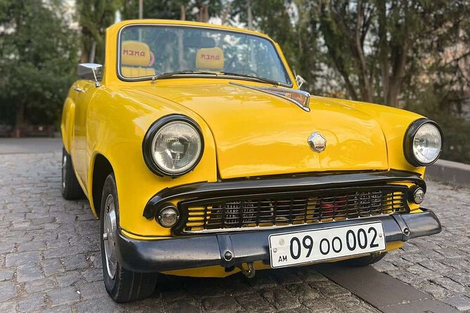 The Stalin car Yerevan city tour Armenia - Republic Square and the heart of central Yerevan