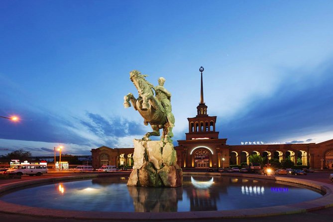 The Stalin car Yerevan city tour Armenia - Vernissage Market and Holy Mother of God Church