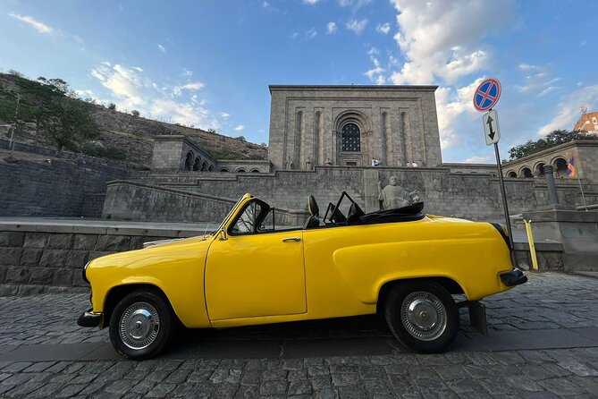 The Stalin car Yerevan city tour Armenia - Art from the Cascade to Parajanov