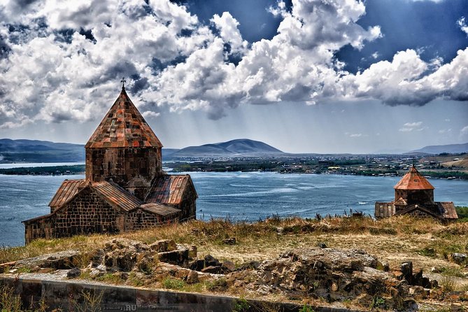 Transfer from Yerevan to Tbilisi with 2 sightseeing stops - Lake Sevan and Sevanavank: the first major stop