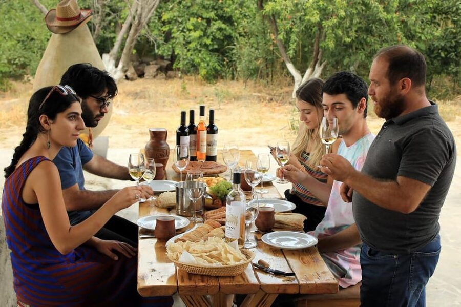 Yerevan: Khor Virap Day Trip with Mount Ararat Wine Tasting - Wine in the fields beneath Mount Ararat